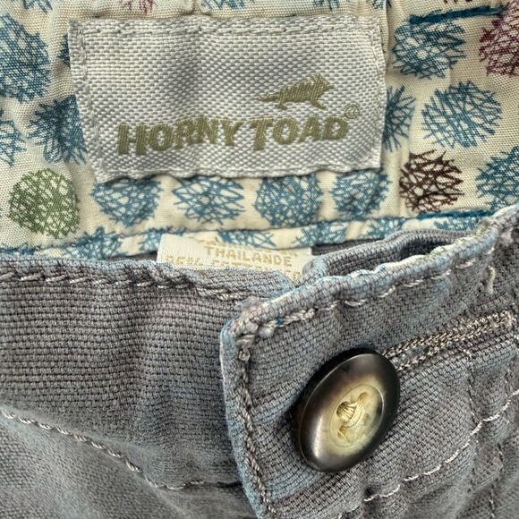 Horny Toad Women's 6 Gray Wide Leg Chino Pants Classic - Picture 3 of 8